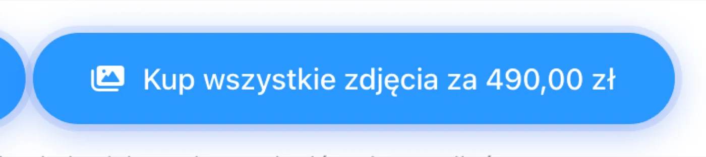 Przycisk Kup wszystkie zdjęcia za 490,00 zł w galerii klienta